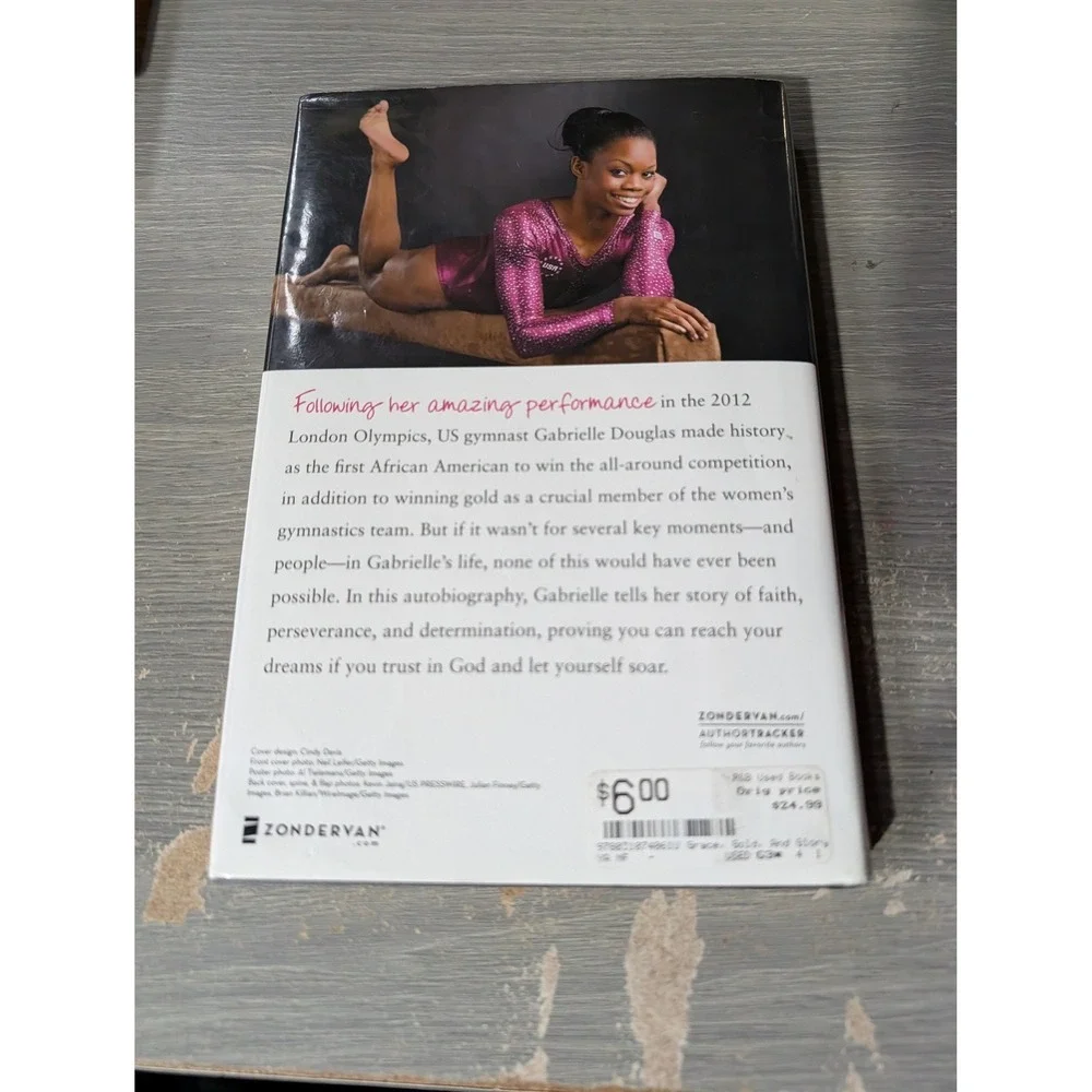 Grace Gold & Glory Gabrielle Douglas Hardcover Autobiography 2012 Book